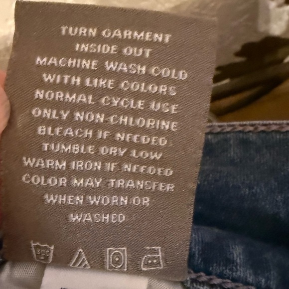 Torrid Blue Skinny Jeans with Mid-Rise Waist, 24R - Picture 5 of 5